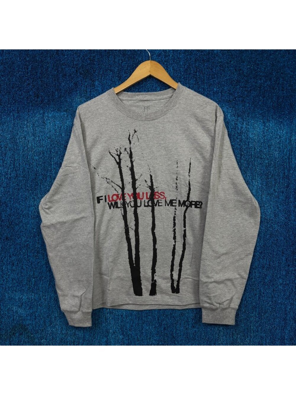 Joji “If I Love You Less Will You Love Me More” Graphic Sweatshirt Size S